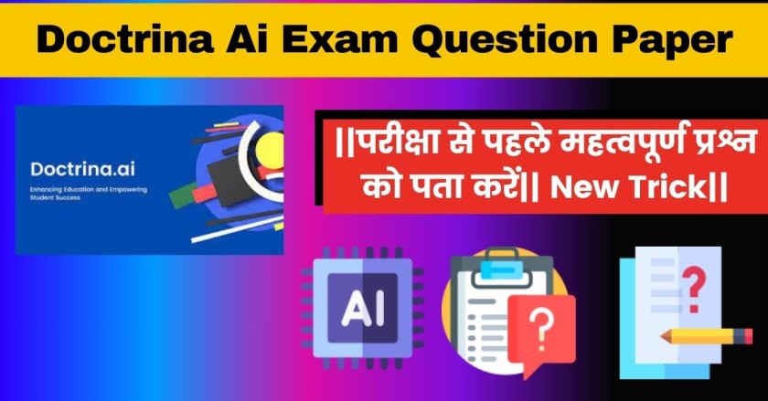 Doctrina Ai Exam Question Paper